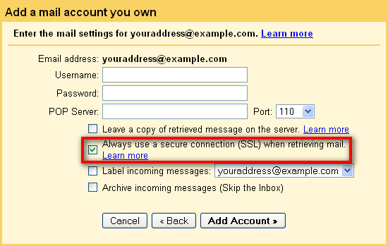 Configure Gmail To Pull Mail From Mchsi Com Red Stamp Mail